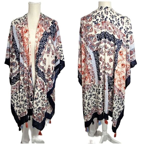 Sim and Sam open kimono with tassels - Picture 1 of 10